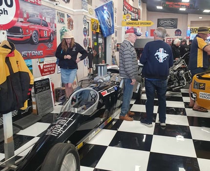 Bill Ward shares some stories about being the first New Zealander to build and race a car down a 4.82km timed course on the Bonneville Salt Flats.