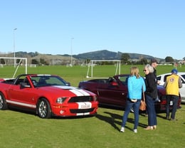 Club Mustangs at the Papamoa Lions Day Daffodil Day Market.  We helped raise $300 for the Cancer Society. 